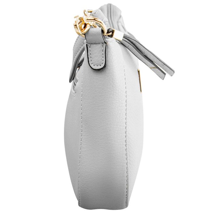 Жіноча сумка-клатч зі шкірозамінника AMELIE GALANTI a976116-grey купити недорого в Ти Купи