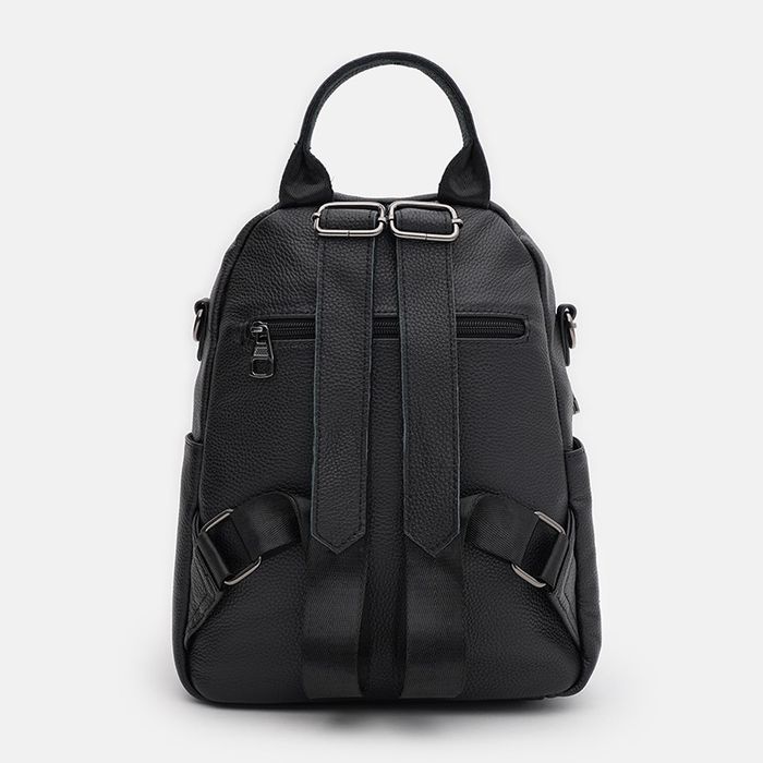 Шкіряний жіночий рюкзак Keizer k1857-2bl-black купити недорого в Ти Купи