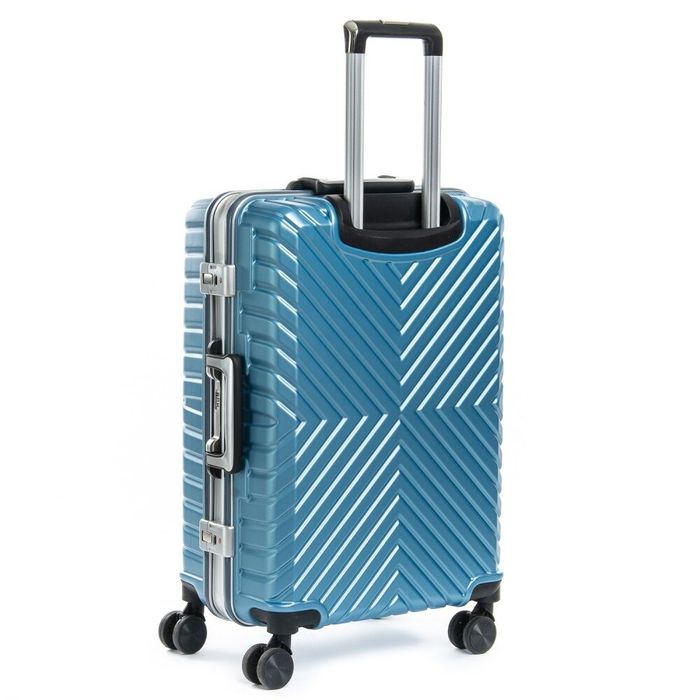 Комплект валіз 2/1 ABS-пластик PODIUM 07 blue замок 31484 купити недорого в Ти Купи