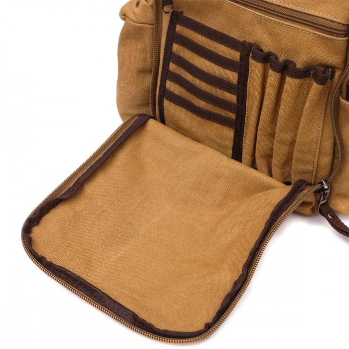 Мужская тканевая сумка через плечо с чехлом для воды Vintage 22210 купить недорого в Ты Купи