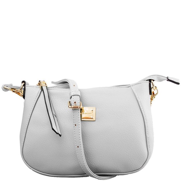 Жіноча сумка-клатч зі шкірозамінника AMELIE GALANTI a976116-grey купити недорого в Ти Купи