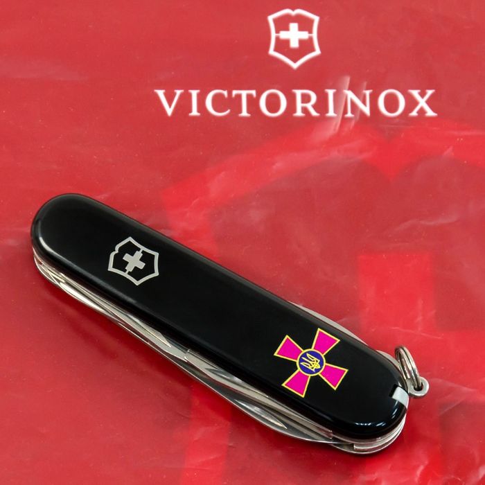 Складной нож Victorinox CLIMBER ARMY Эмблема ВСУ 1.3703.3_W0010u купить недорого в Ты Купи