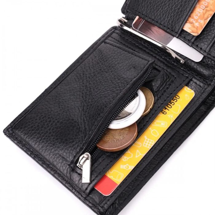 Мужской кожаный кошелек-зажим ST Leather 22460 купить недорого в Ты Купи