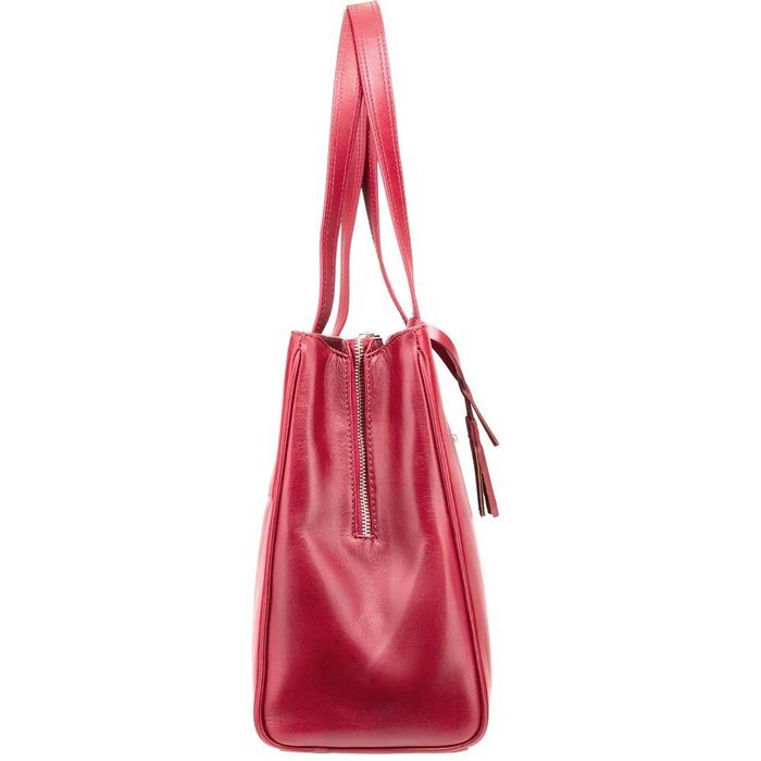 Шкіряна сумка Visconti ITL80 (Red) купити недорого в Ти Купи
