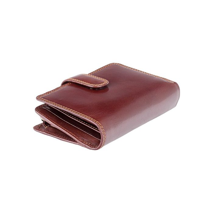 Женский кошелек Visconti VENICE MZ-11 коричневый из натуральной кожи купить недорого в Ты Купи