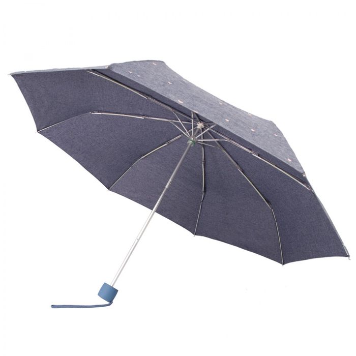 Жіноча механічна парасолька Fulton L779 Superlite-2 Denim Hearts (Джинсові Серця) купити недорого в Ти Купи