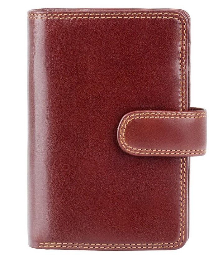 Женский кошелек Visconti VENICE MZ-11 коричневый из натуральной кожи купить недорого в Ты Купи