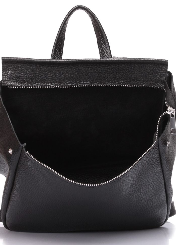 Кожаный рюкзак POOLPARTY Venice venice-leather-black купить недорого в Ты Купи