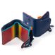 Жіночий шкіряний гаманець Rainbow DR. BOND WRN-1 blue