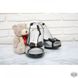 Женские кожаные босоножки на каблуке Villomi 8010-03ser