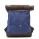 Чоловічий рюкзак зі шкіри та полотна TARWA RKC-5191-3MD