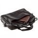 Мужская кожаная деловая сумка для ноутбука SHVIGEL 19106 Черный