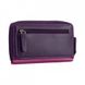 Жіночий шкіряний гаманець із RFID захистом Visconti RB98 Aruba (Berry Multi), Фиолетовый