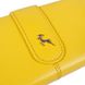 Английский женский кожаный кошелек Ashwood J53 AURORA (Желтий)