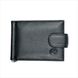 Чоловічий шкіряний гаманець-зажим Weatro 11 х 8 х 1,5 см Чорний wtro-nw-163-33-03
