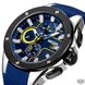 Чоловічий наручний годинник Jedir Racer Blue (1045)