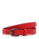 Жіночий ремінь шкіряний Borsa Leather 110v1genw41-red, Червоний