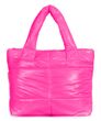 Дутая женская сумочка Poolparty fluffy-neon-pink