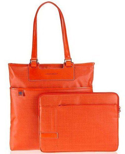 Женская оранжевая сумка Piquadro Aki (BD3107AK_AR) купить недорого в Ты Купи