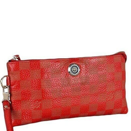 Жіночий червоний стильний клатч-гаманець купити недорого в Ти Купи