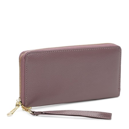 Шкіряний жіночий гаманець Borsa Leather k12707v-violet купити недорого в Ти Купи