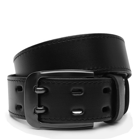 Мужской кожаный ремень Borsa Leather V1115FX25-black купить недорого в Ты Купи