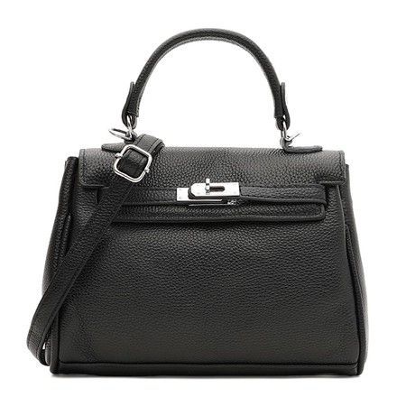 Сумка жіноча Borsa Leather K1608bl-black купити недорого в Ти Купи