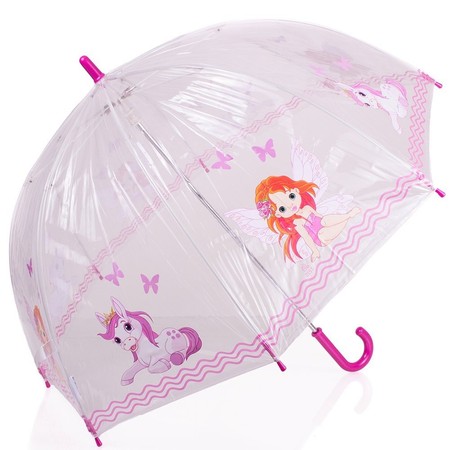 Зонт-трость детский механический облегченный прозрачный ZEST купить недорого в Ты Купи