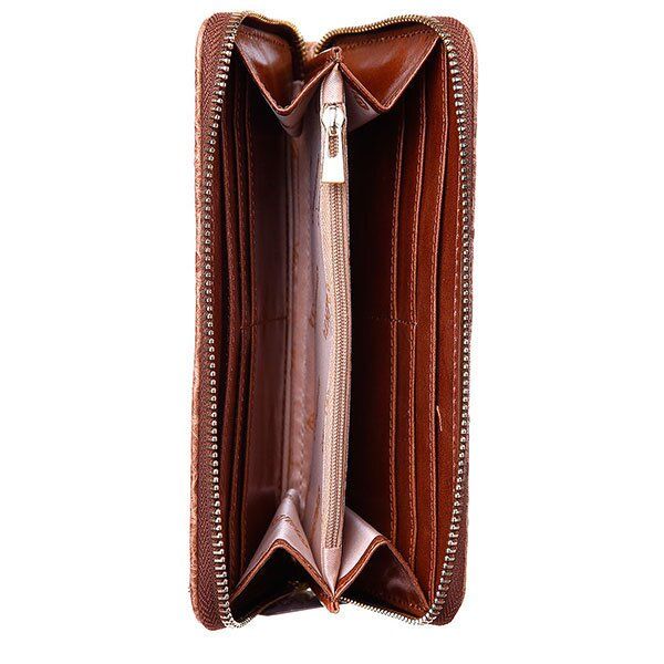 Женский кожаный коричневый кошелек Rich Valenta ХР49510 купить недорого в Ты Купи