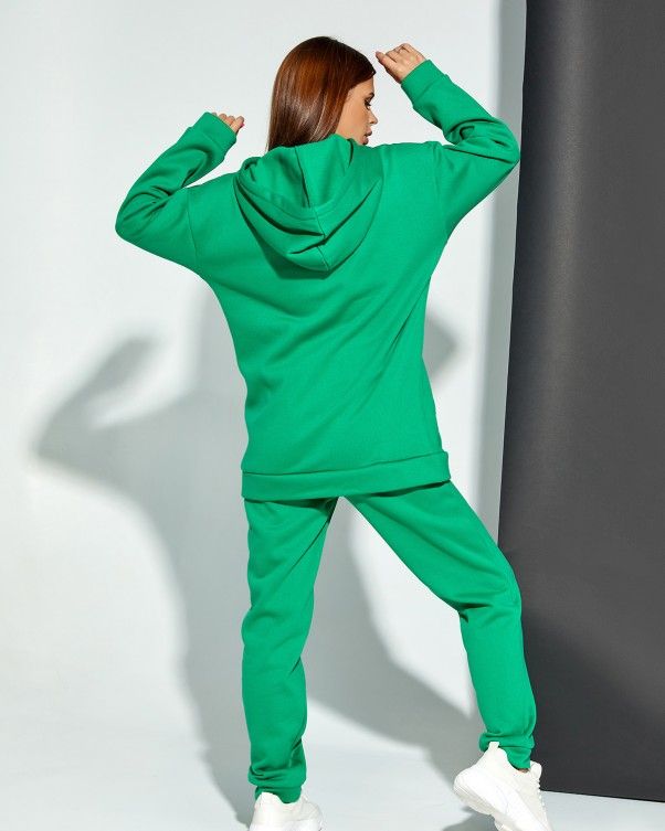 Спортивний костюм ISSA PLUS 12236B 3XL зелений купити недорого в Ти Купи