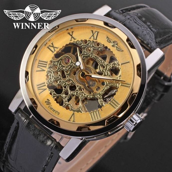 Жіночий годинник скелетон WINNER SIMPLE без автоподзавода II 1108 купити недорого в Ти Купи