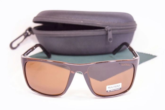 Чоловічі сонцезахисні окуляри з футляром Matrix polarized fp9815-2 купити недорого в Ти Купи