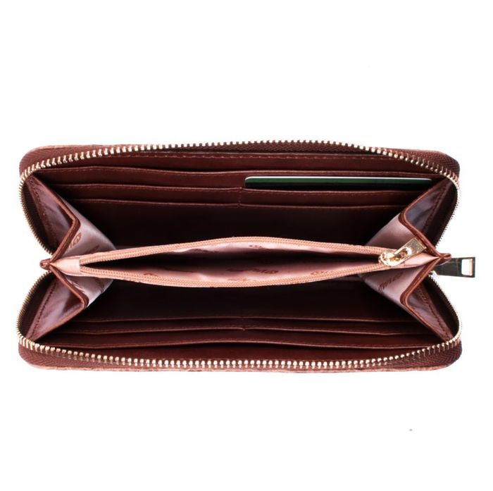 Жіночий шкіряний коричневий гаманець Rich Valenta ХР49510 купити недорого в Ти Купи