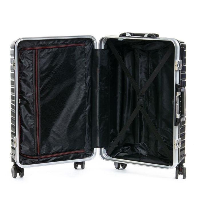 Комплект валіз 2/1 ABS-пластик PODIUM 07 black замок 31482 купити недорого в Ти Купи