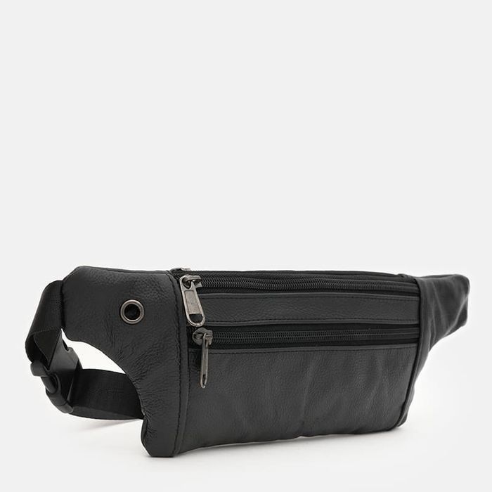 Чоловіча шкіряна сумка Borsa Leather K1ky614bl-black купити недорого в Ти Купи