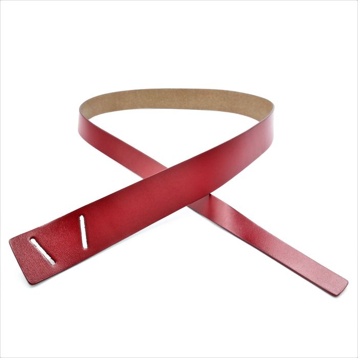 Женский кожаный ремень Красный Weatro nwzh-40k-00112 купить недорого в Ты Купи