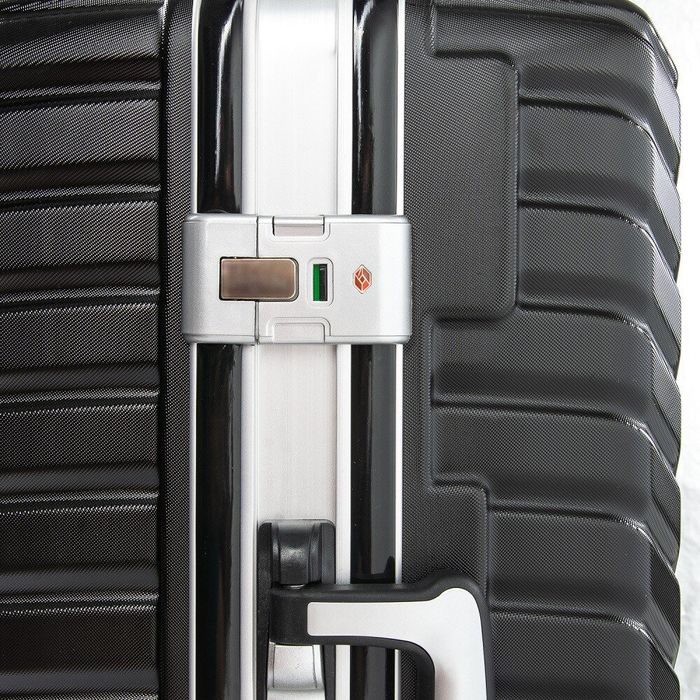 Комплект валіз 2/1 ABS-пластик PODIUM 07 black замок 31482 купити недорого в Ти Купи