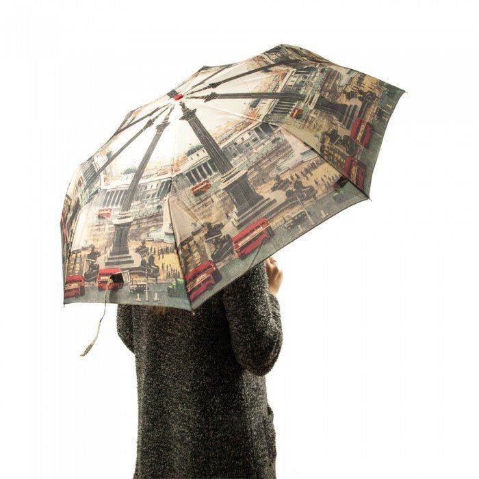Жіноча механічна парасолька Fulton The National Gallery Minilite-2 L849 - Vintage London (Вантажний Лондон) купити недорого в Ти Купи
