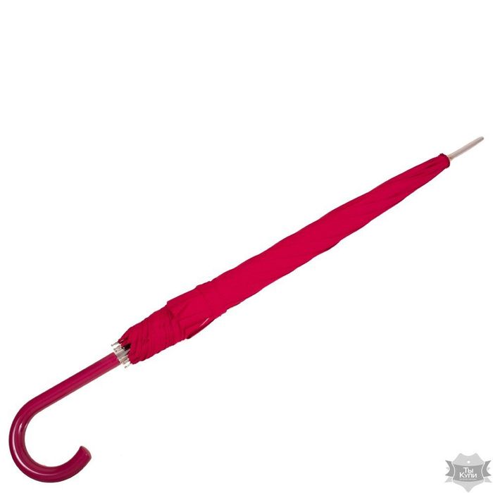 Жіночий червоний парасолька-тростина AIRTON напівавтомат купити недорого в Ти Купи