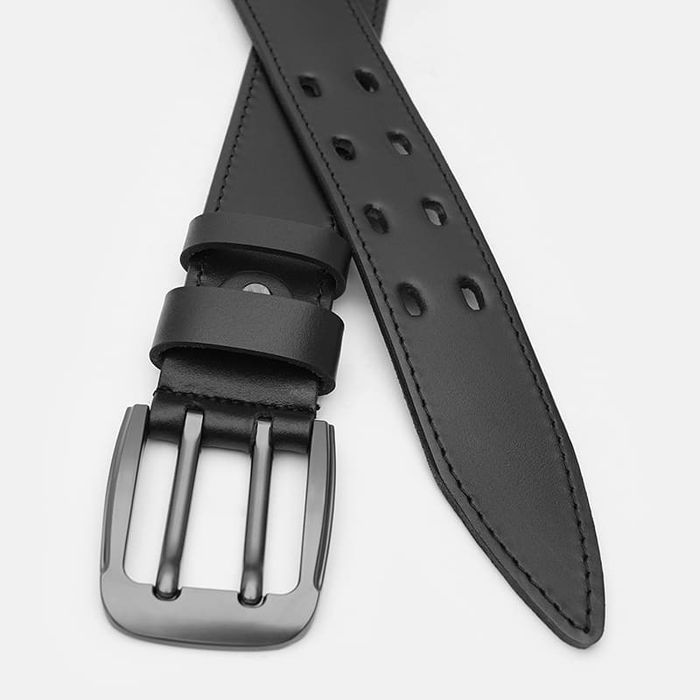 Мужской кожаный ремень Borsa Leather V1115FX25-black купить недорого в Ты Купи