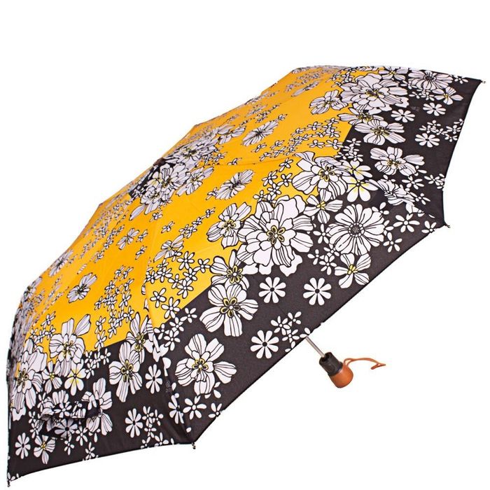 Зонт женский AIRTON желтый стильный полуавтомат купить недорого в Ты Купи