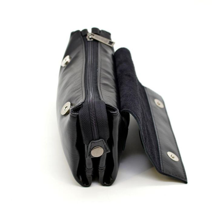 Мужской черный кожаный клатч Tarwa ga-2801-3md купить недорого в Ты Купи