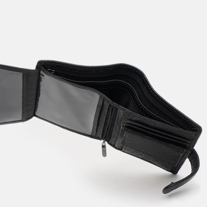 Мужской кожаный кошелек Ricco Grande k1088-2bl-black купить недорого в Ты Купи