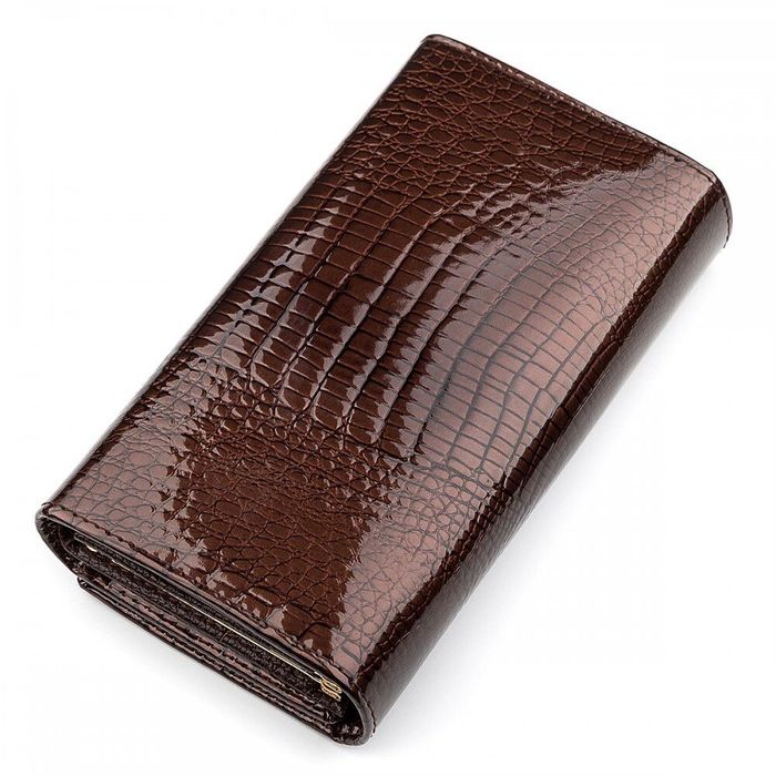 Жіночий шкіряний гаманець ST Leather 18428 (S8001A) Зелений купити недорого в Ти Купи