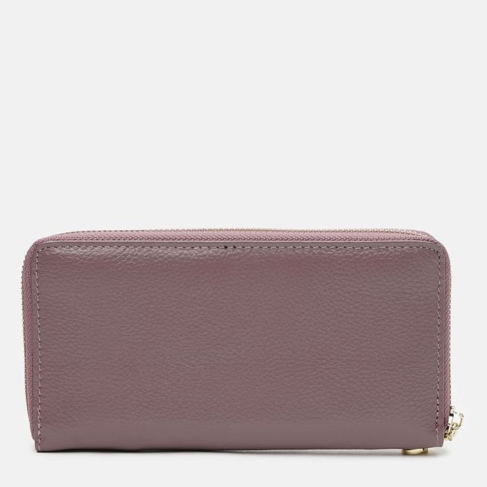 Женский кожаный кошелек Borsa Leather k12707v-violet купить недорого в Ты Купи