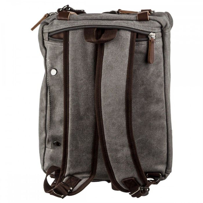 Чоловіча текстильна сіра сумка-рюкзак Vintage 20145 купити недорого в Ти Купи