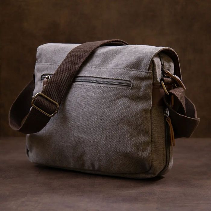 Мужская текстильная сумка через плечо Vintage 20605 купить недорого в Ты Купи