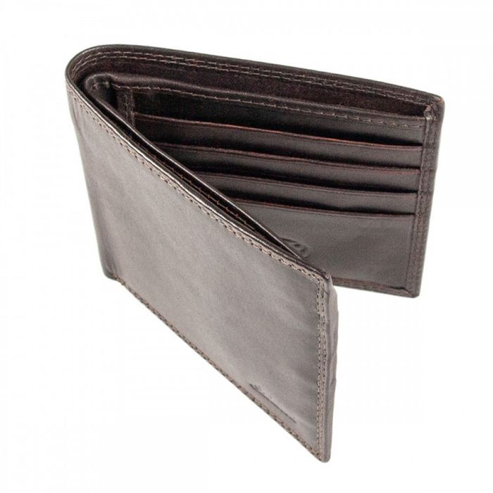 Англійський чоловічий шкіряний гаманець Ashwood 1211 VT Brown купити недорого в Ти Купи