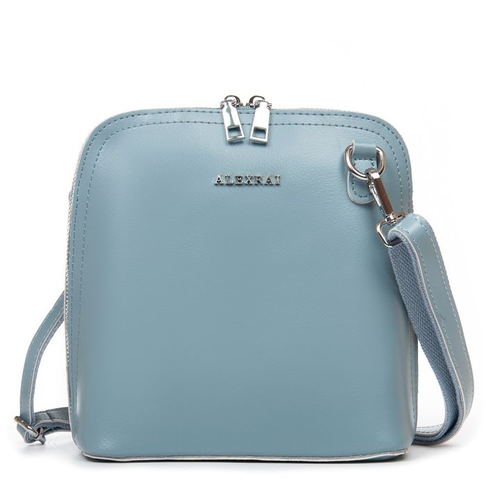 Женская кожаная сумка классическая ALEX RAI 32-8803 blue купить недорого в Ты Купи