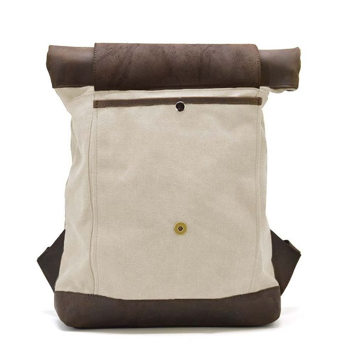 Чоловічий рюкзак зі шкіри та полотна Tarwa RGJ-5191-3MD купити недорого в Ти Купи